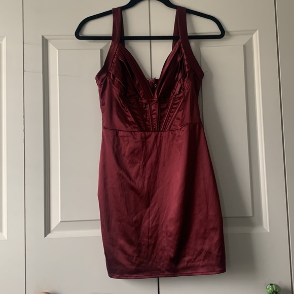 Windsor satin mini dress - Picture 3 of 6